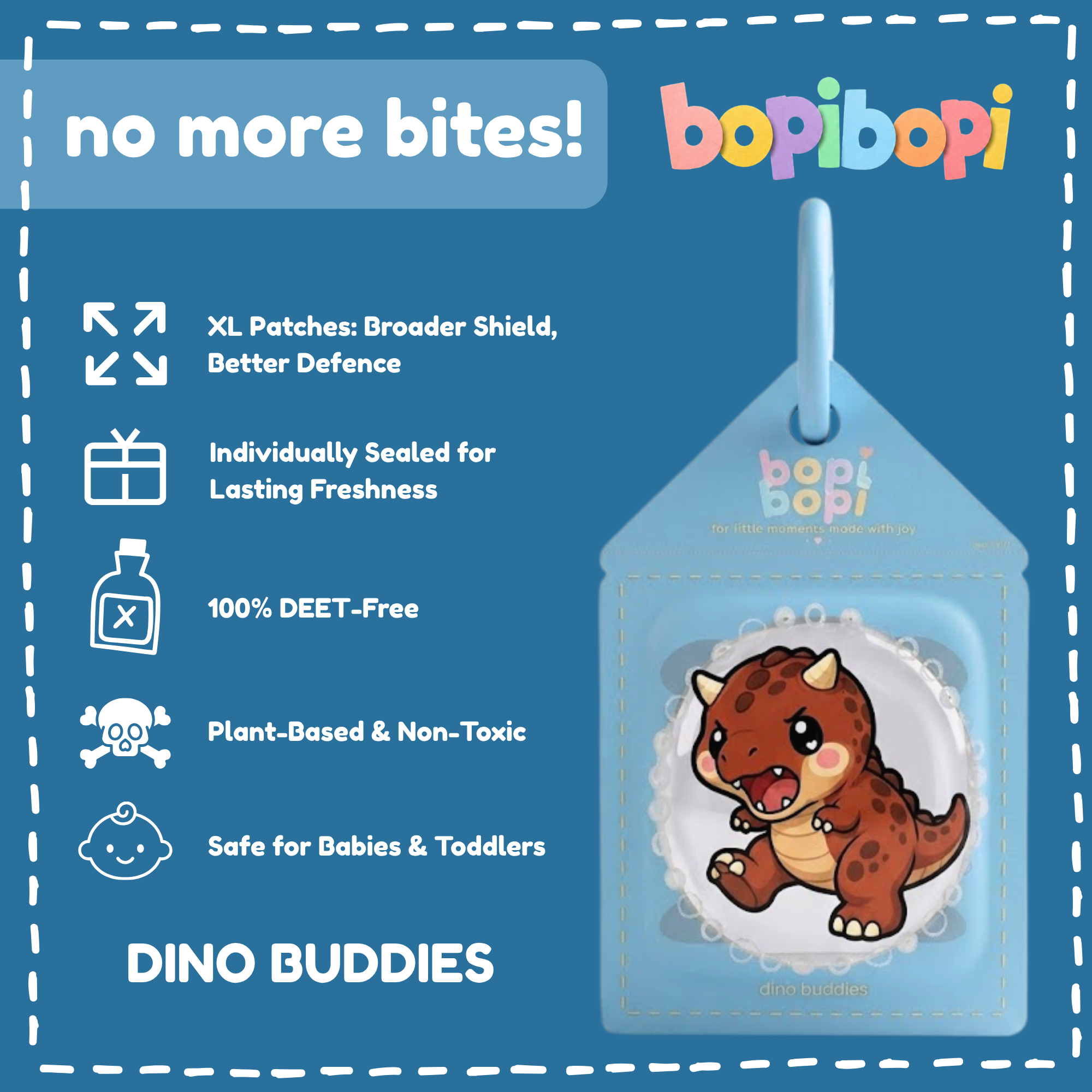 Mosquito Patch: Dino Buddies