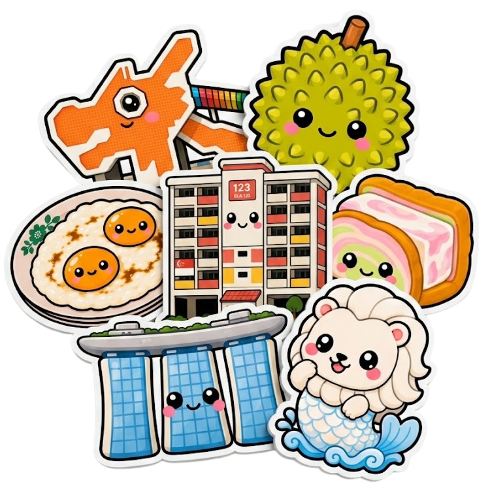 THE BOPI BOPI Singapore Series (24 PATCHES)